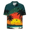 thumbnail image 5 of Wancir Mens Hawaiian Shirt Short Sleeve Button Down Shirt Tropical Summer Beach Shirt, 5 of 5