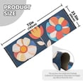 thumbnail image 5 of Yayeee Runner Rug for Bedroom 2'x6' Machine Washable Hallway Non Slip Mat, Simple Floral, 5 of 8