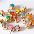 thumbnail image 3 of Campana hueca de Navidad de Color para mascotas, accesorios de joyería de Navidad, campanas de flores cloisonné, adornos de Año Nuevo, 20 piezas, 3 of 4