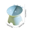 thumbnail image 4 of Multi-colored Plastic Tall Cats Bowls Large-diameter Pet Dog Food Bowls Tip-over Counteractive Easy to Clean Neck-protecting Puppy Food Bowls Pet Supplies, 4 of 5