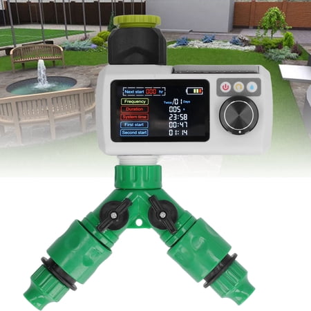 Solar Irrigation Timer, 700mah Battery Rain Detection Digital ...
