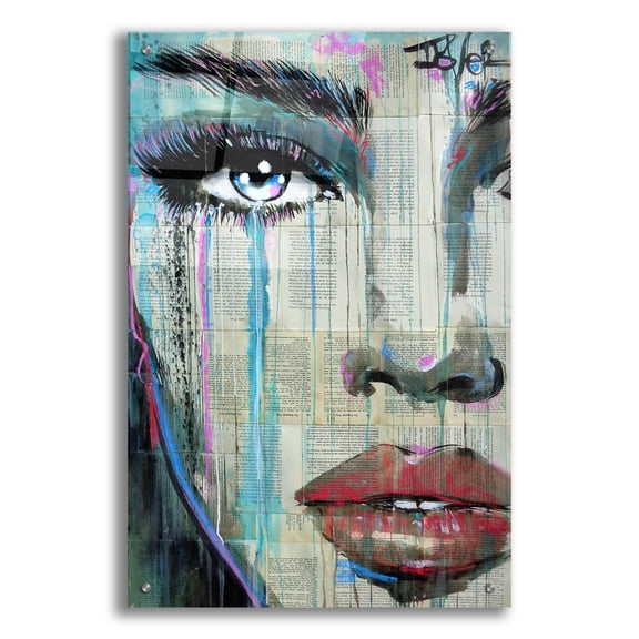 Epic Art 'Faraway' by Loui Jover, Acrylic Glass Wall Art, 24"x36"