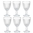 thumbnail image 1 of Juego de 6 Copas de Cristal Labrado Vintage 320 ml Copas de Vino Agua Valeria, 1 of 1