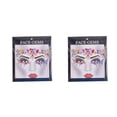 thumbnail image 2 of Vogacara Ojo cara gemas joyas Bling pegatinas de diamantes de imitación ceja temporal elegante arte disfraz fiesta Festival maquillaje colorido Vistoso 2Conjunto, 2 of 6