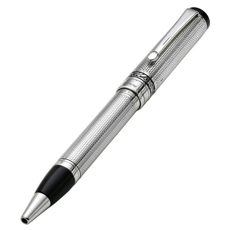 Xezo Tribune 925 Sterling Silver Guilloche Engraved Ballpoint Pen