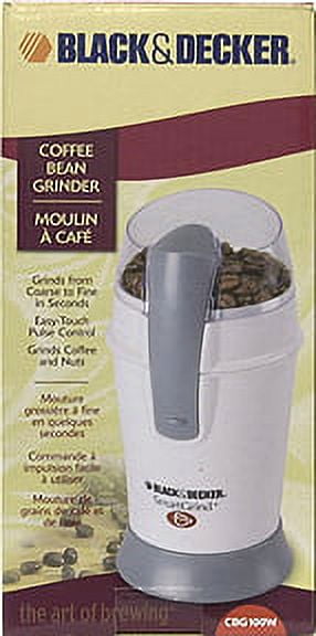 BLACK+DECKER 4 oz. Silver Coffee Grinder CBG110S - The Home Depot