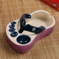 thumbnail image 4 of Zeceouar Items for Home Funny Ceramic Slippers 5 Compartments Ashtray Cute Flip-Flops Dishes Plates Serving Saucers Bowl,Divided Dinner Luncheon Plates Plates Pigment, 4 of 6
