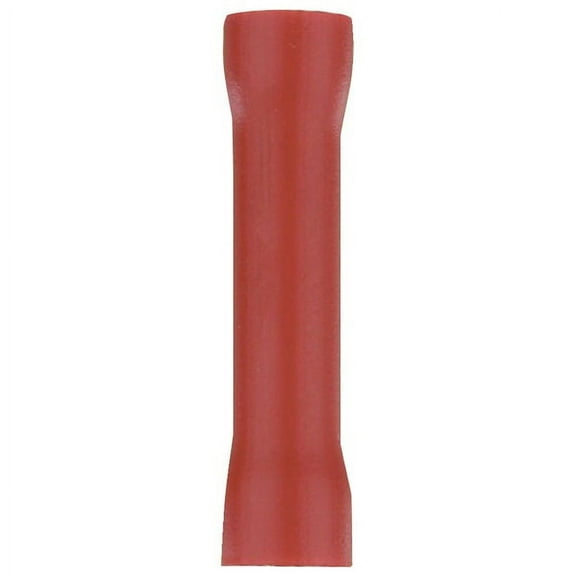 Install Bay Vinyl Butt Connectors (red, 22-18 Gauge, 100 Pk)