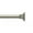 Silver, variant on Lumi 5/8" Silver Flat Square Adjustable Single Curtain Rod 48" - 84"