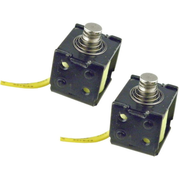 CHANCS Micro Linear Solenoid Electromagnet Stroke 3.5mm DC 12V-24V for Password Door Lock 2PCS