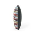 thumbnail image 4 of Noble House 18" x 18" Brown, Blue, White, Multi-color Striped Acrylic, Polyester Decorative Pillow Cover, 4 of 10