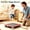 Red, variant on Trampoline for Kids, Indoor Rebounder Non-Slip Base, Sensory Trampoline for Autism Kids, Bounce Board for Sensory Integration Training, Outdoor Recreation