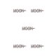 thumbnail image 3 of Jumpingount Alfileres de aleación Clip para sombreros con letras Delicadas herramientas de peinado multifuncionales MOON Type2 NO2 Jumpingount  CBP301172, 3 of 5