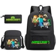 thumbnail image 1 of hot selling  hard work afraid backpack shoulder bag pencil case three-piece schoolbag children backpack cartoon, 1 of 7