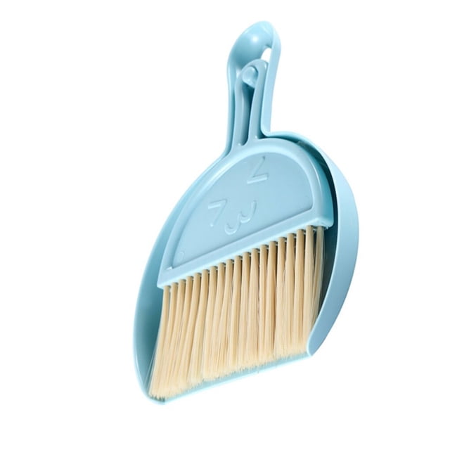 sweethay Mini cepillo de limpieza de escoba, juego de bandeja para el polvo con orificio colgante, barredora de basura portátil de plástico, Type8 NO8
