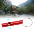 thumbnail image 4 of Survival Whistle, Rescue Whistle Waterproof Red Anti Fade  For Camping For Hunting For Hiking, 4 of 8