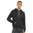 thumbnail image 2 of BELLA + CANVAS Unisex Fleece Hoodie Sweatshirt, 52/48 Cotton/Polyester Winter Long sleeve Pullover (Asphalt , M), 2 of 8