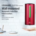 thumbnail image 3 of Hand Wash Dispenser 380ml Touchless Automatic Pump Adjustable IPX5 Waterproof Dispensing Device Office Hotel Toilet Accessory, 3 of 10
