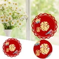 thumbnail image 2 of New Year Blessing Word Wall Sticker Spring Festival Home Window Glass Door Decorative Art, 2 of 6