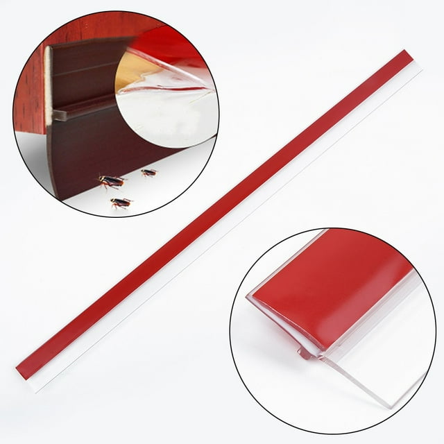 Adhesive Under Door Sweep Weather Stripping Soundproof Rubber Bottom Seal Strip