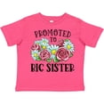 thumbnail image 3 of Inktastic Promoted to Big Sister with Flowers Girls Toddler T-Shirt, 3 of 5