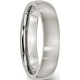 thumbnail image 4 of Stainless Steel Brushed 5mm Half Round Band (Size 7.5) Made In China sr15-7.5, 4 of 5