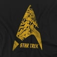 thumbnail image 2 of Star Trek Men's Delta Crew T-shirt XXX-Large Black, 2 of 7