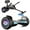 Black, variant on Hoverboard Go Kart Combo, 6.5" Two Wheel Self Balancing Scooter with Seat Attachment & LED Lights, Suit for Adults and Kids