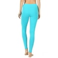 thumbnail image 2 of 2 Packs of TheLovely Women Premium Cotton High Waist Full Length Leggings, 2 of 3