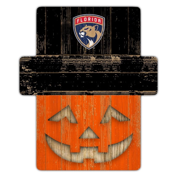 Florida Panthers 12" x 12" Jack-O-Lantern Display