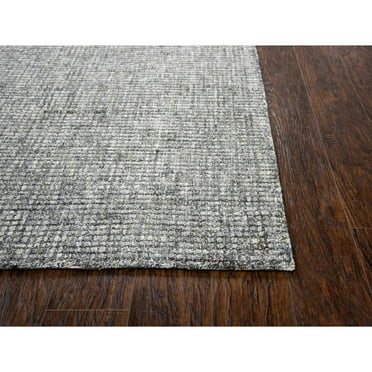 Alora Decor Storm 3' x 5' Tweed Dk Gray/Beige Hand-Tufted Area Rug