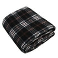 thumbnail image 7 of 24 pack Trail maker 60”L x 50”W Plaid Color Fleece Throw Blankets in Brown Plaid, 7 of 7