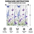 thumbnail image 2 of Blackout Kids Curtains,Watercolor Flowers and Butterflies Childrens Insulated Curtains Set Of 2,Bedroom Essentials,Toddler Room Decor 42x84in(106x213cm), 2 of 4