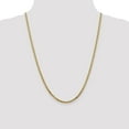 thumbnail image 2 of 14K Yellow Gold chain Curb 24 in 2.9 mm 2.9mm Flat Beveled, 2 of 5