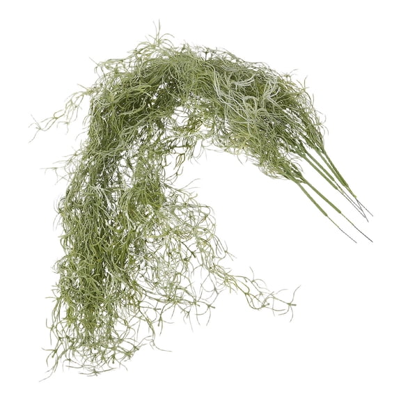 FOMIYES 6-Pack Decorative Light Green Hanging Moss Vine for Indoor Wall Art, Home Decor, and Craft Accents