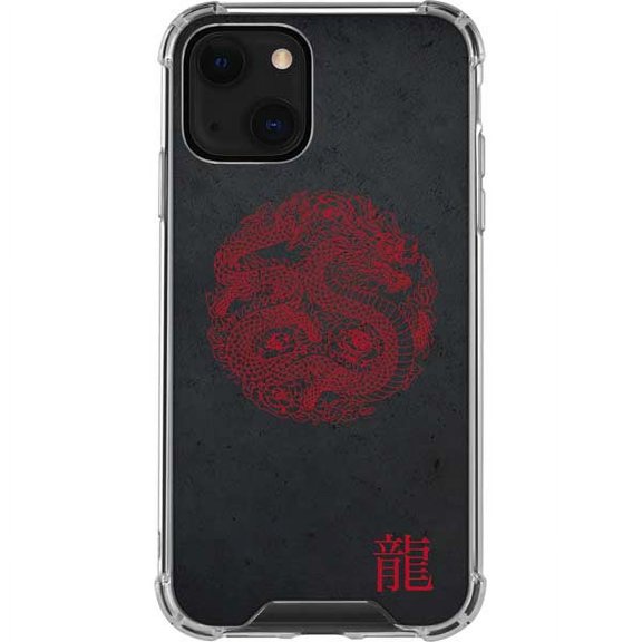Skinit Fantasy & Dragons Red Dragon iPhone 13 Mini Clear Case