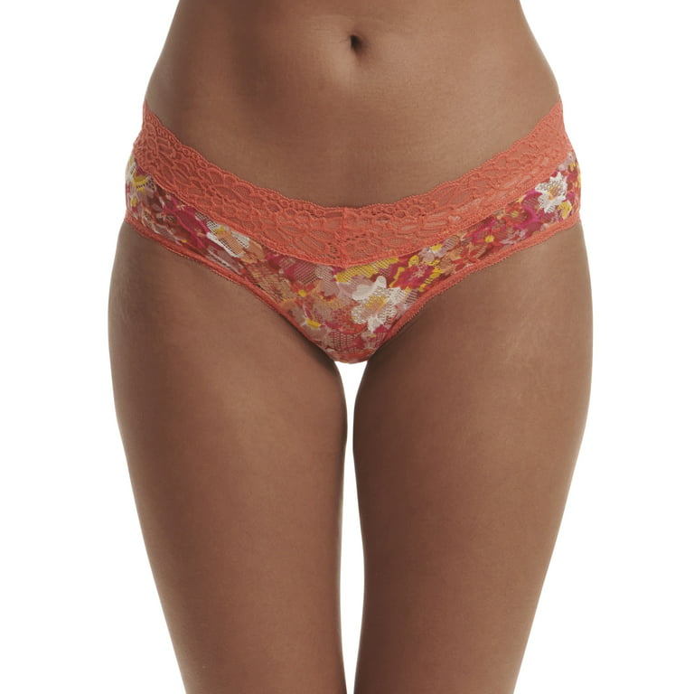 No Boundaries Women's Lace Hipster Panties Size LARGE (7) Strawberry  Geometric