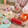 thumbnail image 4 of Battat Bake & Play Cookie Set Wooden Baking Pretend Play Toy for Ages 3 Years +, 4 of 9