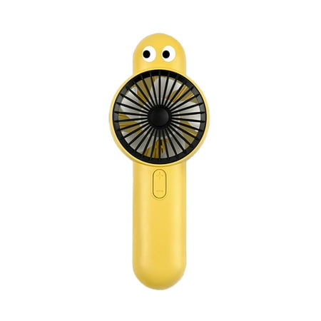 

cdar Electric Fan Lovely Shape Cartoon Plastic Mini USB Handheld Fan for Outdoor Fan