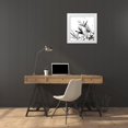 thumbnail image 3 of Vess, June Erica 20x20 White Modern Wood Framed Museum Art Print Titled - Monochrome Tropic II, 3 of 4