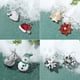 thumbnail image 3 of Joyas navideñas moda encantadora aleación gotas de aceite alce pendientes de nieve dibujos animados pendientes creativos joyas de pareja regalos de San Valentín, 3 of 5
