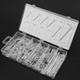 thumbnail image 2 of Kit d'Assortiment de Pinces à Cheveux, 555 Pcs Pinces Mécaniques pour Tracteur, Pinces Lisses, 2 of 8