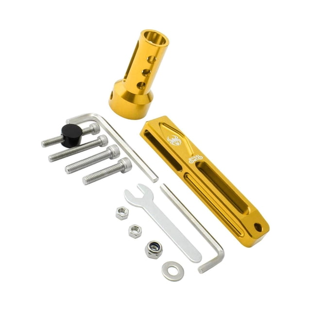 Adaptateur Convertisseur de Frein en V vers Frein en C, Rallonge de Vélo, Bicyclette, Conversion de Frein de Type C, Support de Type C, Vélo de Route Pliant, Doré