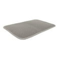thumbnail image 2 of Cat Litter Pad Prevent Slip Waterproof Bottom Double Layer EVA Litter Trapping Mat for Kitten 45x30cm Gray, 2 of 14