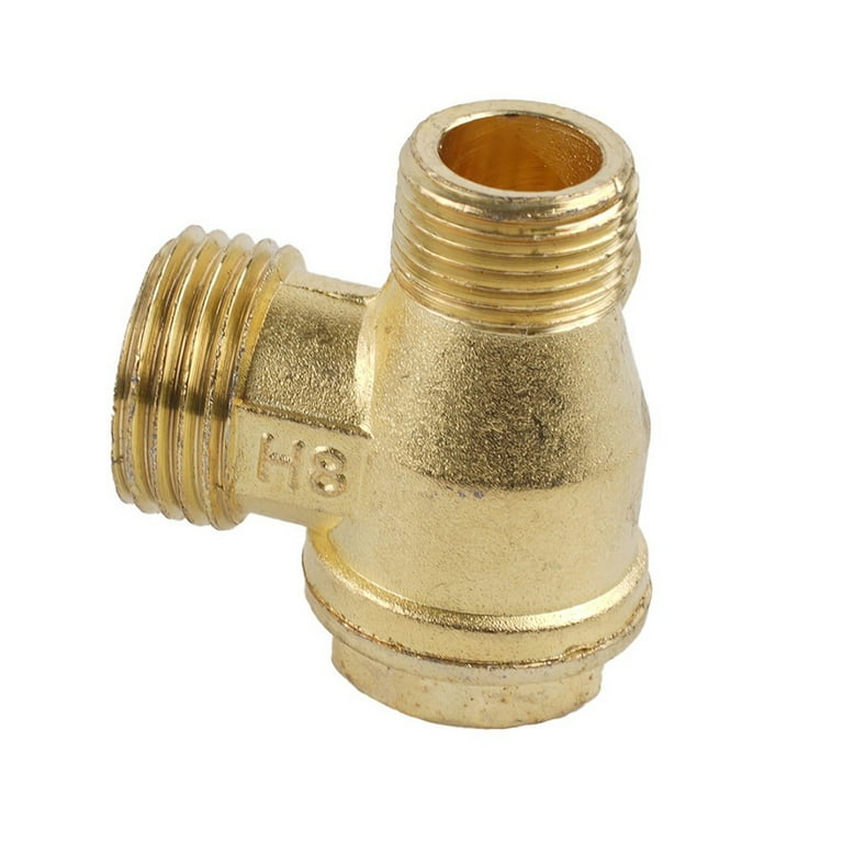 400mm Exhaust Tube with 3-Port Zinc Alloy Check Valve for Air