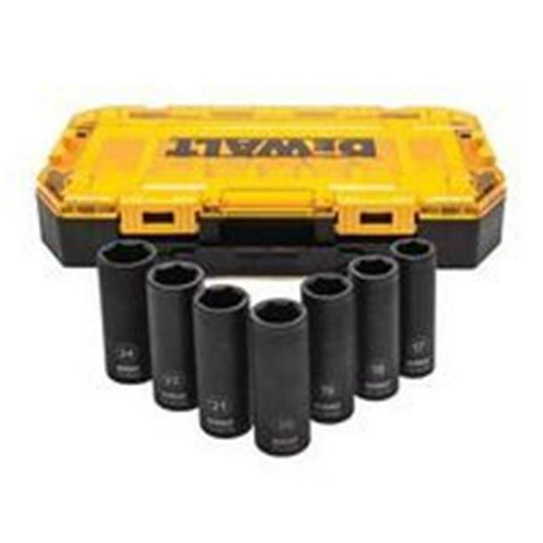 Stanley Tools 7522451 Deep Impact Socket Set 7 Piece 0.5