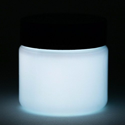 Glow In The Dark Paint - Premium Artist's Acrylic - Neutral Colors - 1 Ounce (Neutral White)