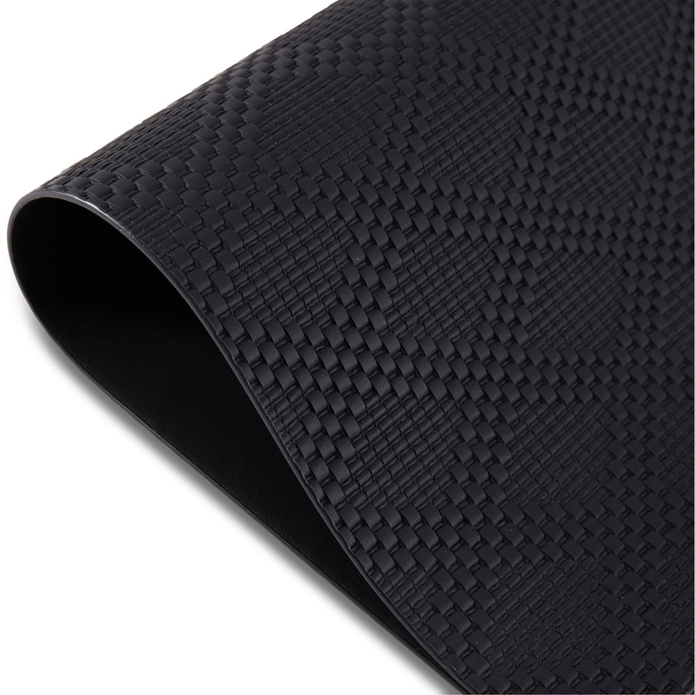 Ala Carte by Dainty Home Basel Diamond Textured Faux Leather Placemats – Set of 4, Reversible, Non-Slip, Washable, Heat & Tear Resistant – 12x18 in Dining Table Mats