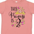 thumbnail image 4 of Inktastic This Princess is Two Second Birthday Girls Toddler T-Shirt, 4 of 5