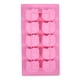 thumbnail image 2 of Bandeja para cubitos de hielo Sanrio Hello Kitty de silicona rosa, 10 cubos, 2 of 8